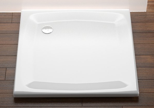dušas vanniņa Perseus PP, 900x900 mm, balta